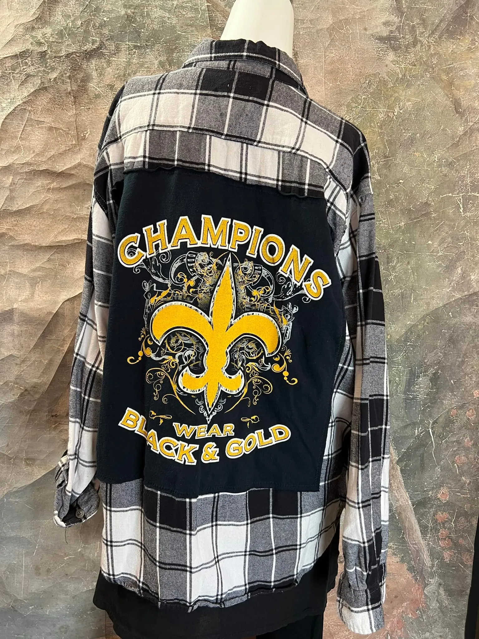 0061 Flannel Football Shirts-J