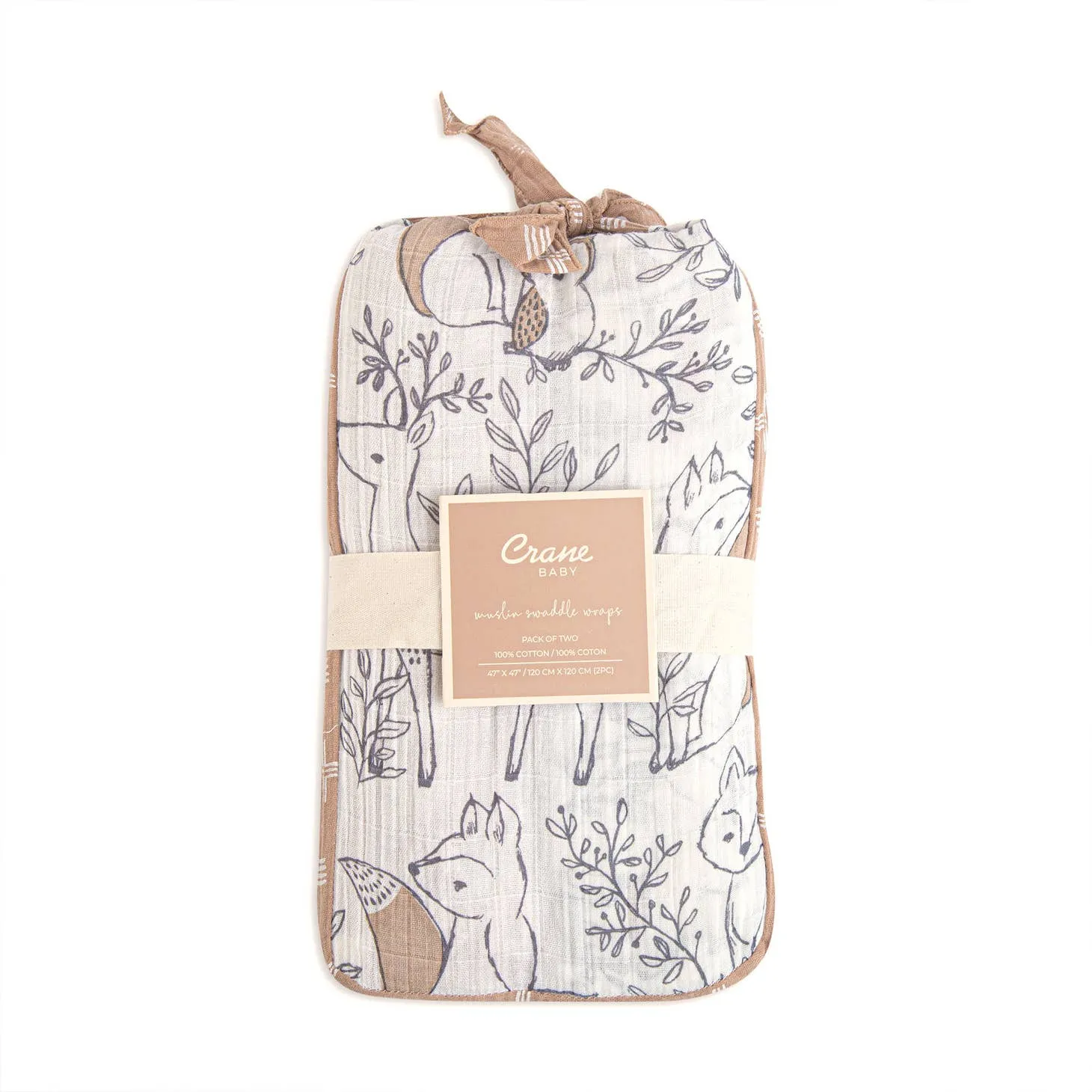 2-Pc. Swaddle Wraps - Ezra by Crane Baby