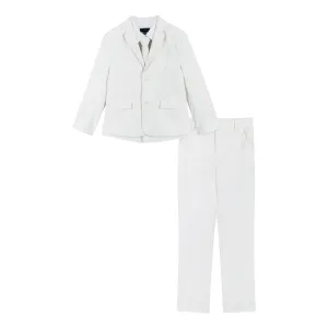 4-piece Suit Set (size 8-14 Years) | White Babykids_Andy-Evan