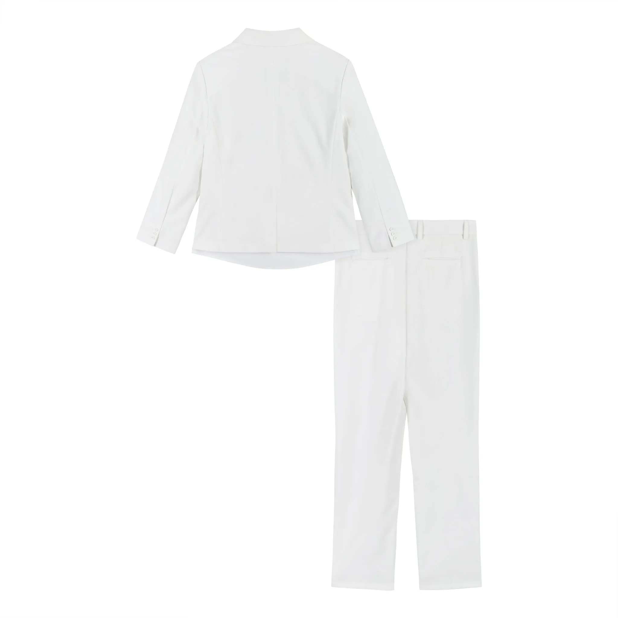 4-piece Suit Set (size 8-14 Years) | White Babykids_Andy-Evan