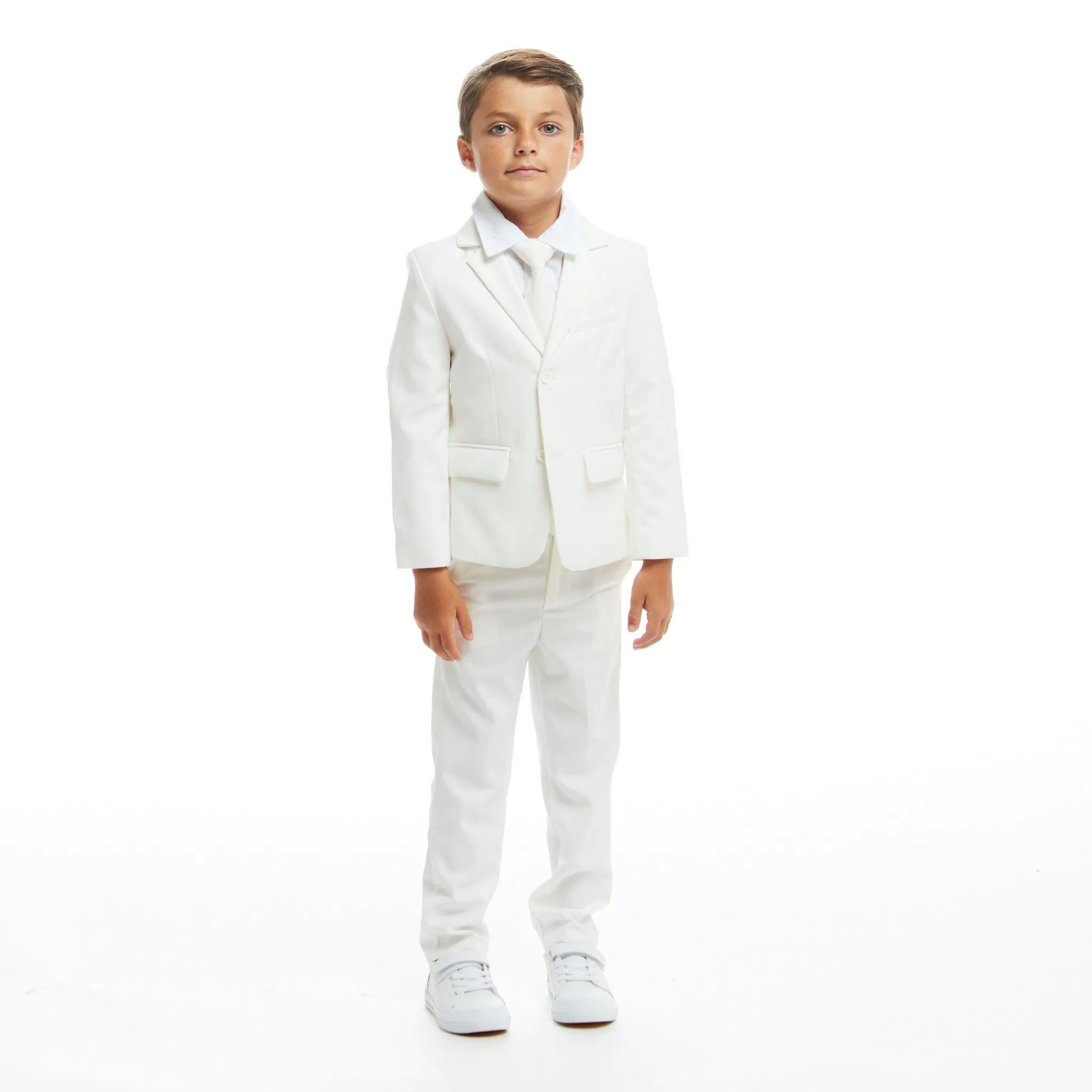 5-piece Suit Set | White Babykids_Andy-Evan