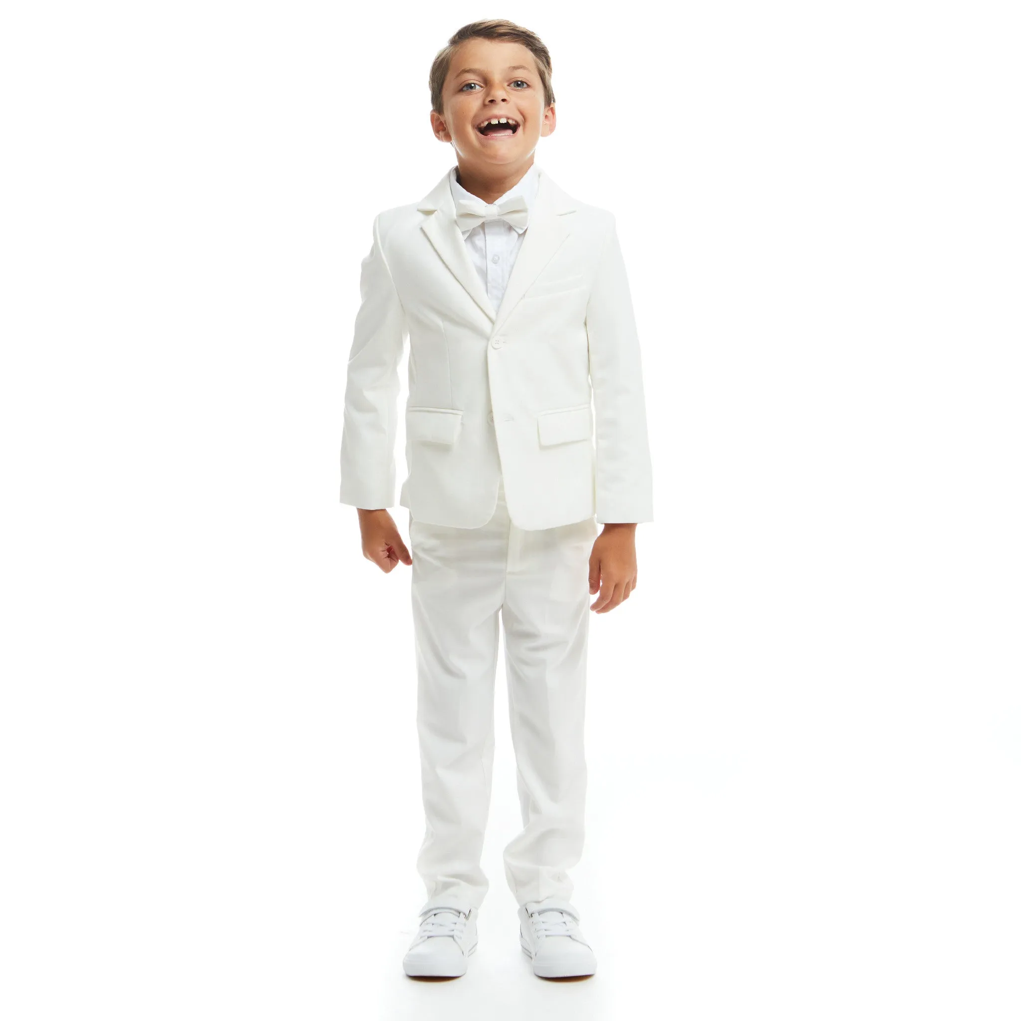5-piece Suit Set | White Babykids_Andy-Evan
