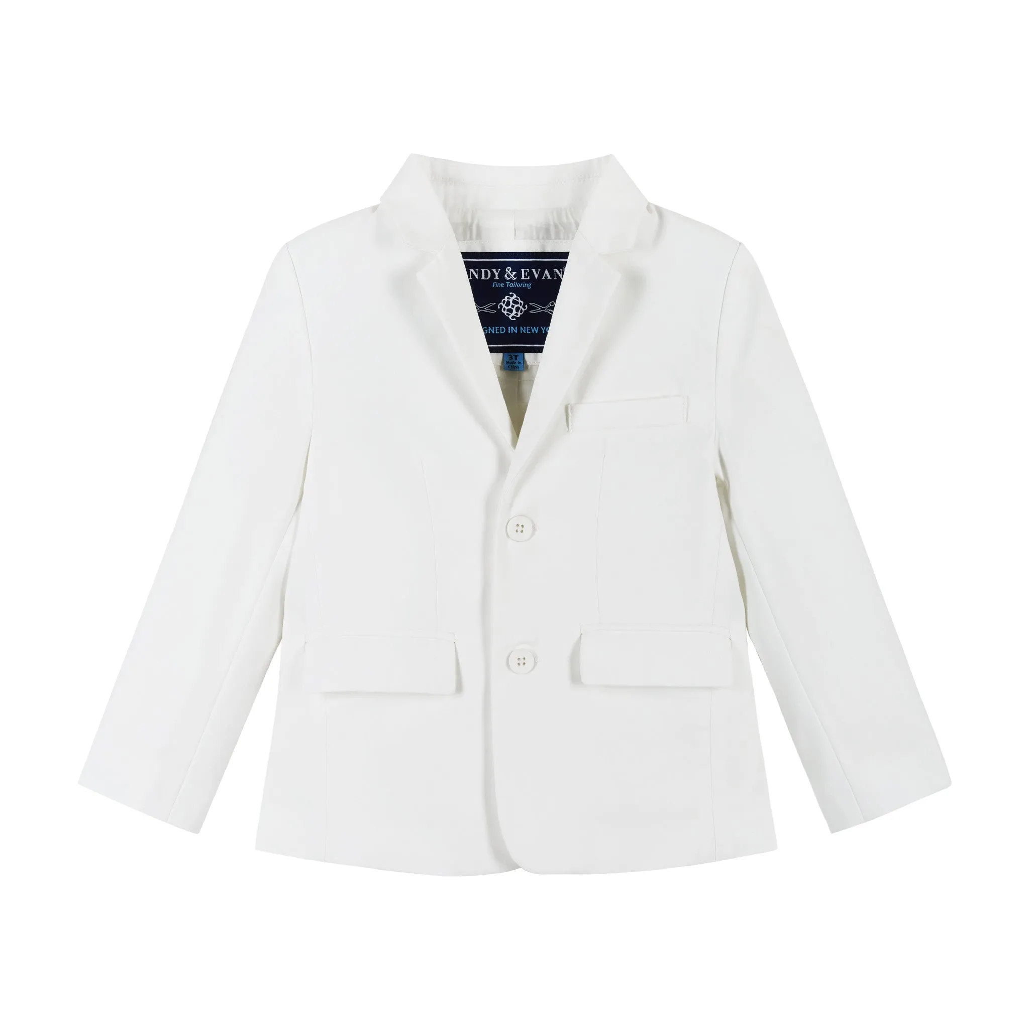 5-piece Suit Set | White Babykids_Andy-Evan