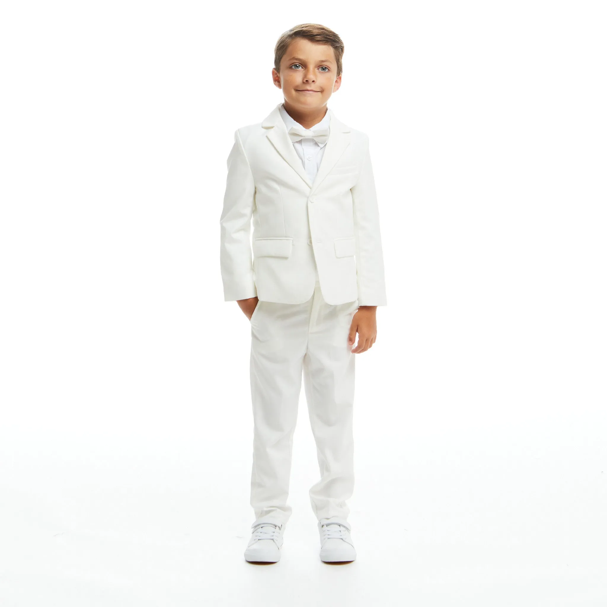 5-piece Suit Set | White Babykids_Andy-Evan