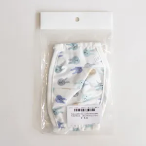 Adjustable/Reusable/Washable Kids Mask - Blue Bunny (2-6Y)