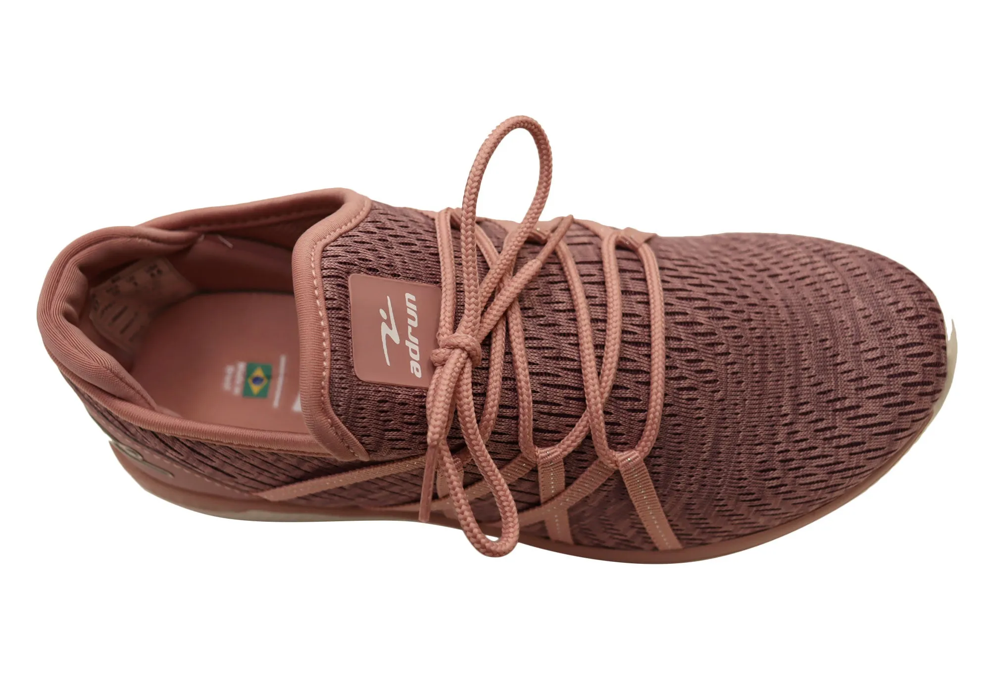 Adrun Lux Womens Comfortable Slip On Active Shoes Made In Brazil Adrun Shoes