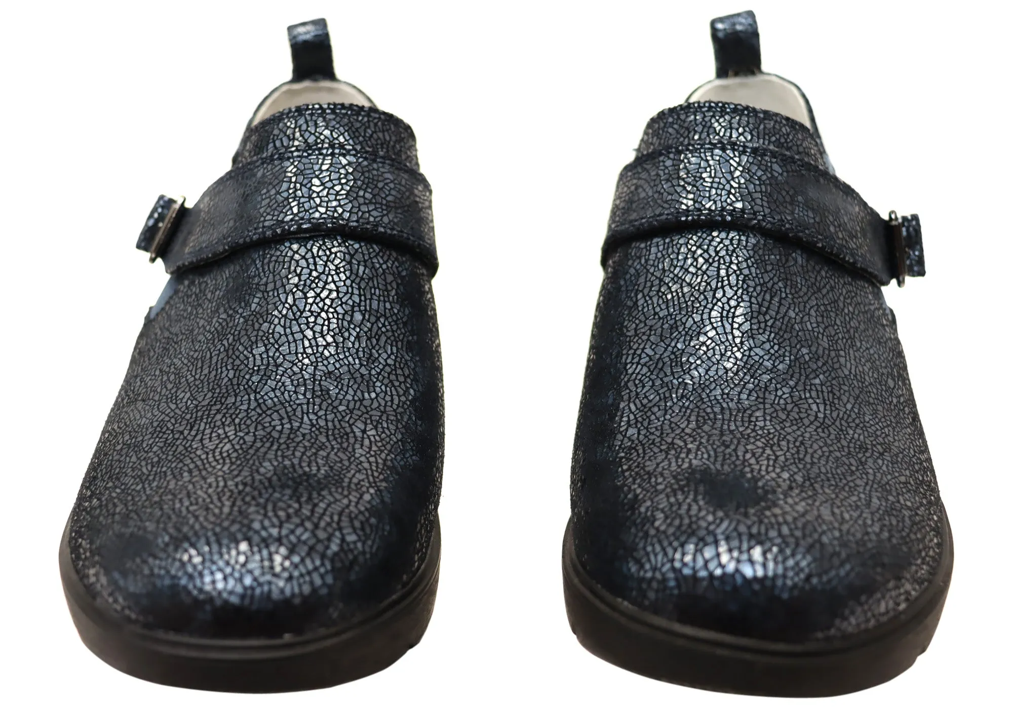 Align Arya Womens Leather Wide Fit Comfortable Arch Support Shoes Align Shoes