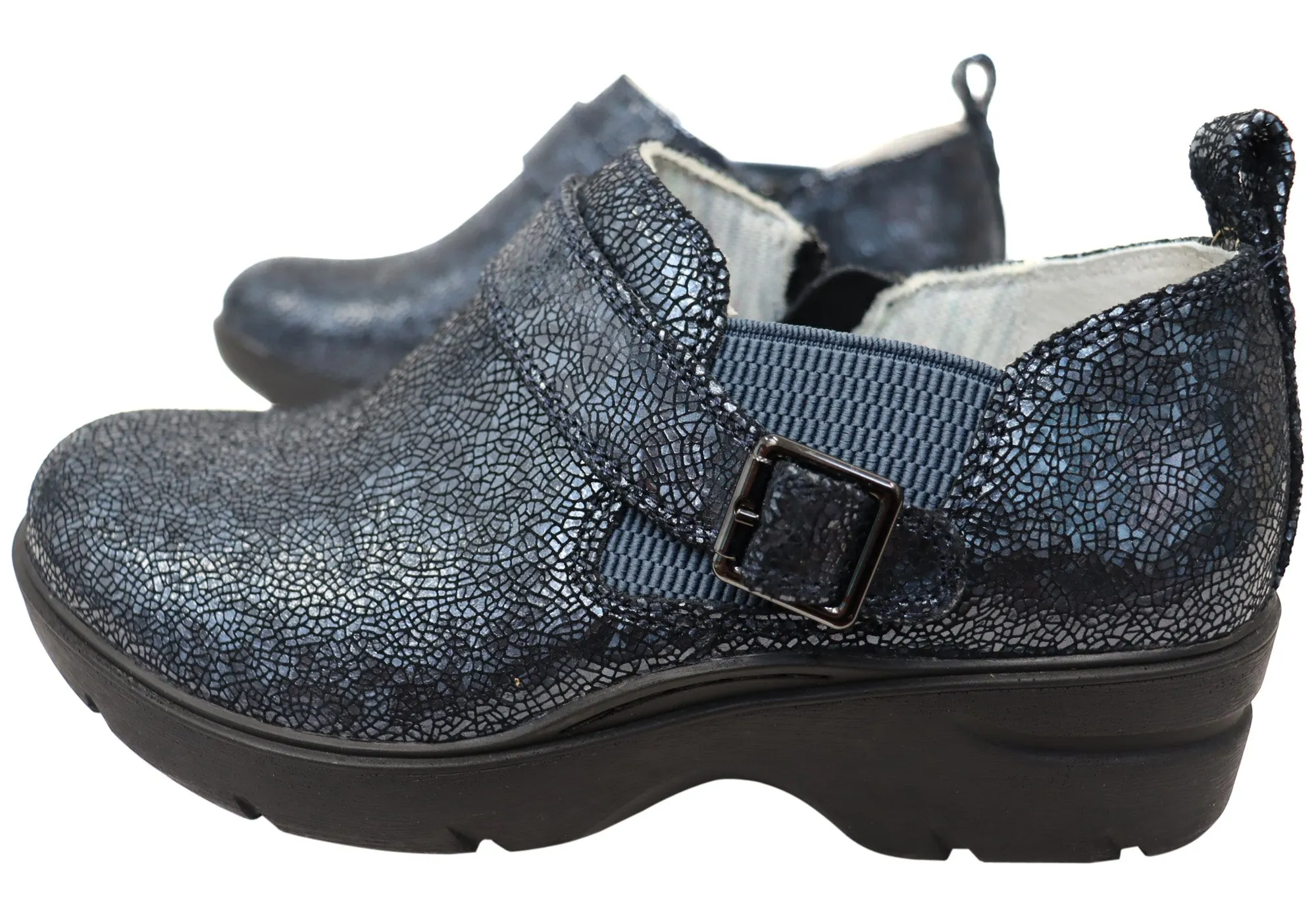 Align Arya Womens Leather Wide Fit Comfortable Arch Support Shoes Align Shoes