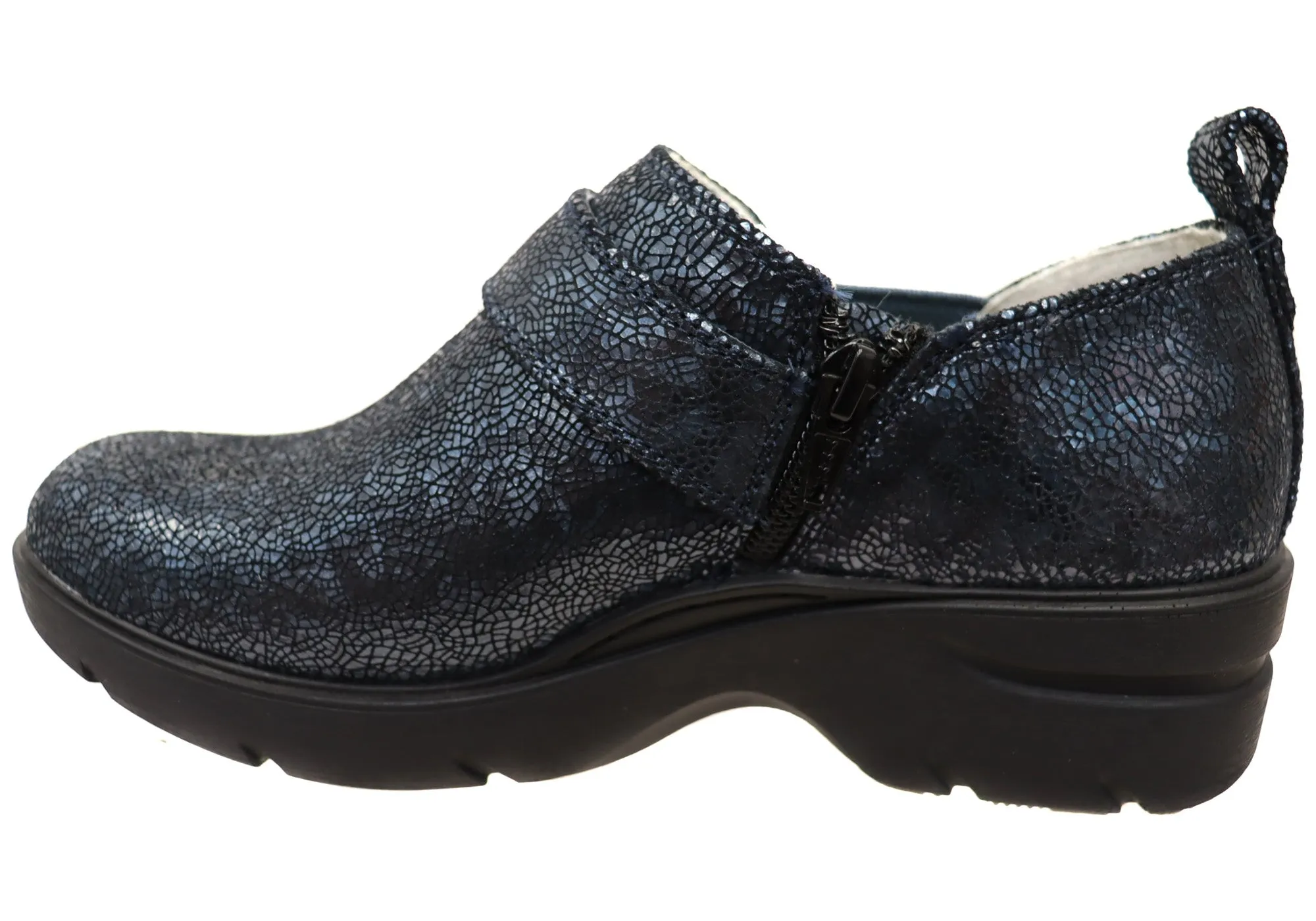 Align Arya Womens Leather Wide Fit Comfortable Arch Support Shoes Align Shoes