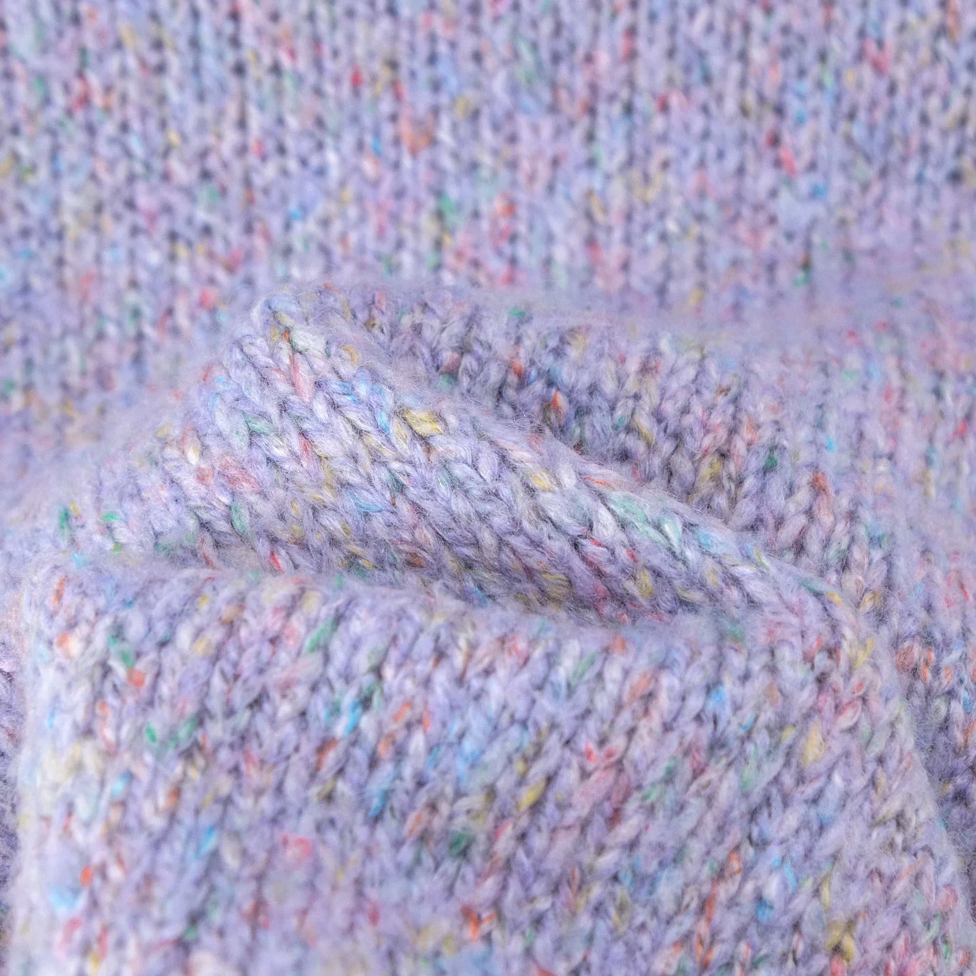 All The Lights Collar Zip Knit Sweater