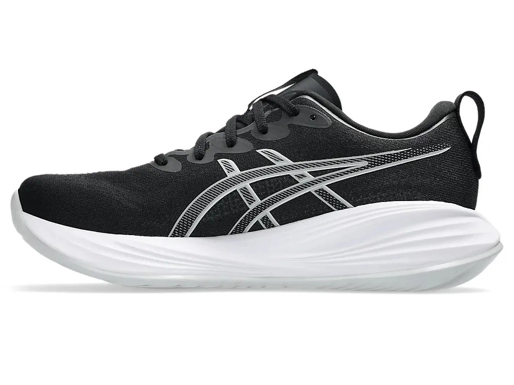 Asics Mens Gel Cumulus 27 Wide - Black/Concrete (1011B981-002) Asics	Running Shoes