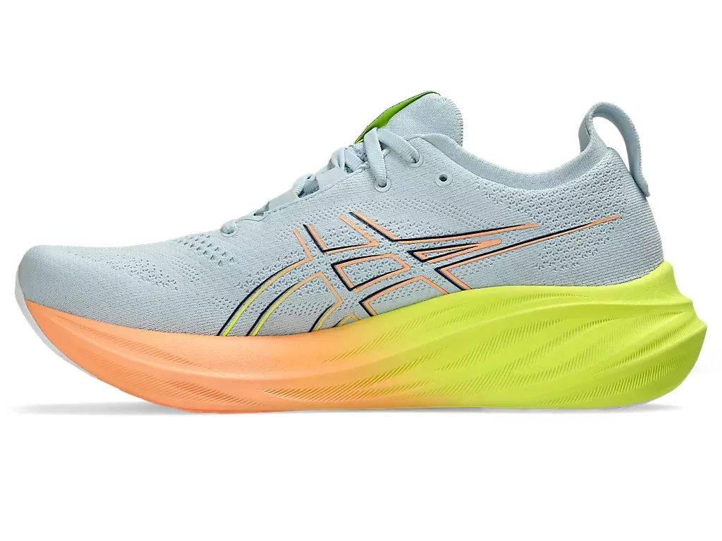 Asics Mens Gel Nimbus 26 Paris - Cool Grey/Safety Yellow (1011B928-750) Asics	Running Shoes