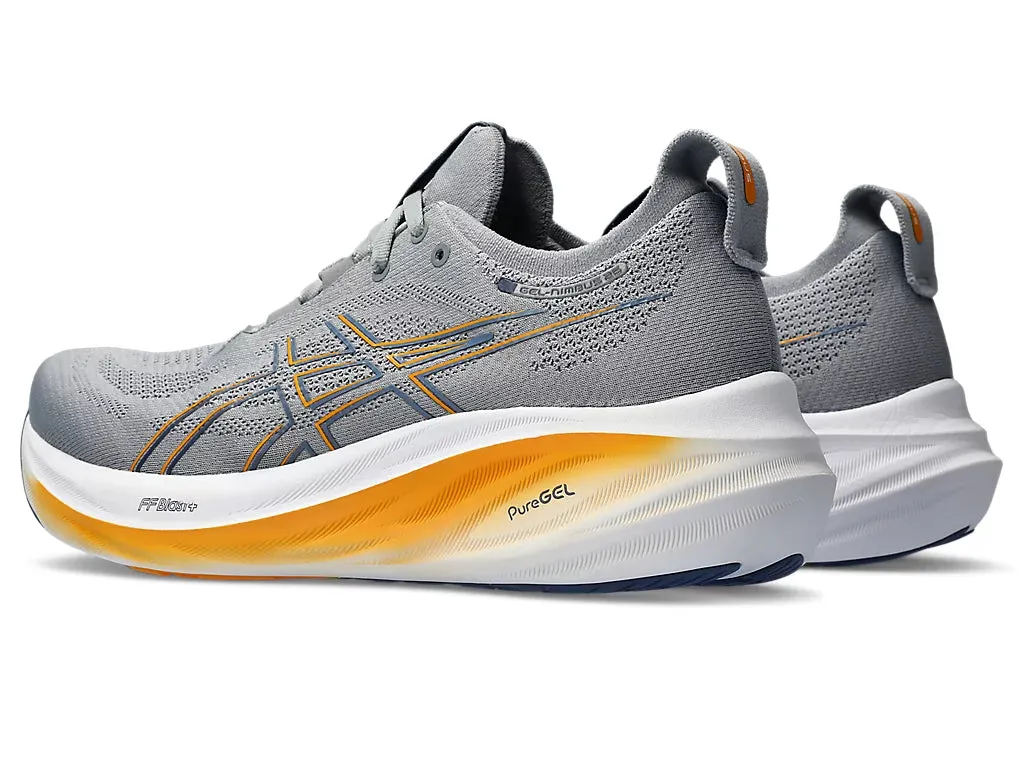 Asics Mens Gel Nimbus 26 - Sheet Rock/Thunder Blue (1011B794-020) Asics	Running Shoes