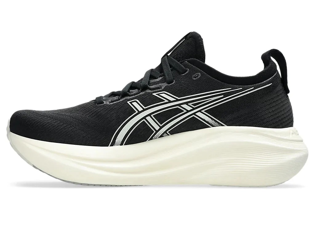 Asics Mens Gel Nimbus 27 Wide - Black/Lake Grey (1011B956-002) Asics	Running Shoes