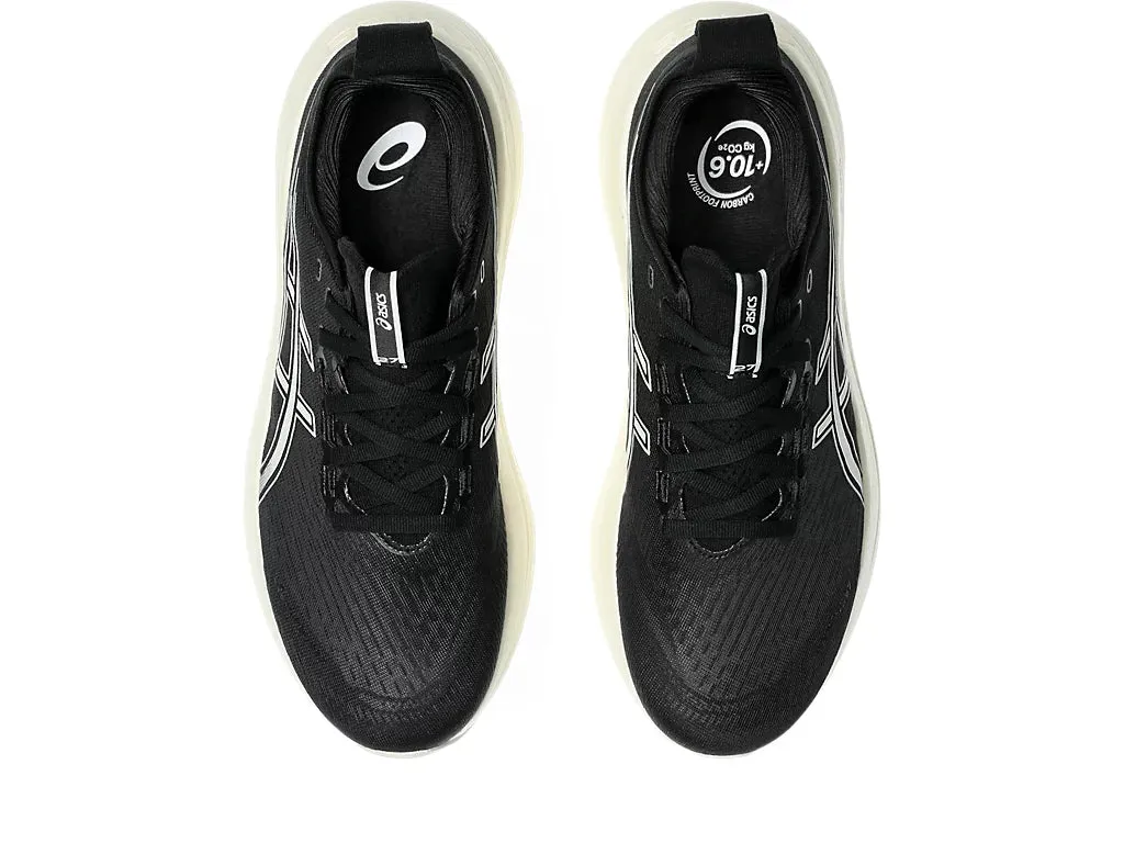 Asics Mens Gel Nimbus 27 Wide - Black/Lake Grey (1011B956-002) Asics	Running Shoes
