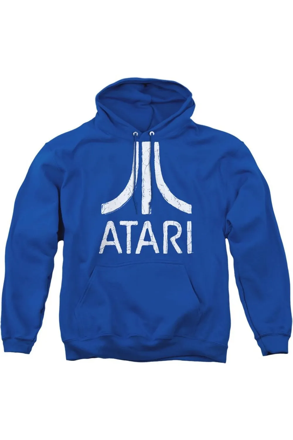 Atari Rough Logo Adult Pull Over Hoodie