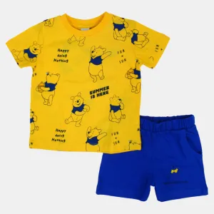Baby Boys Winnie The Pooh Short-Sleeved Cotton Pajama Set