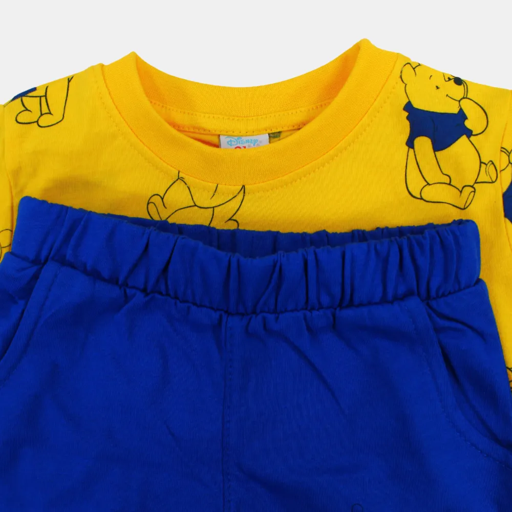 Baby Boys Winnie The Pooh Short-Sleeved Cotton Pajama Set