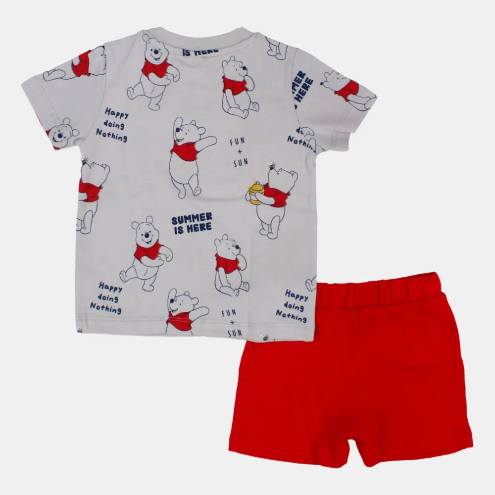 Baby Boys Winnie The Pooh Short-Sleeved Cotton Pajama Set