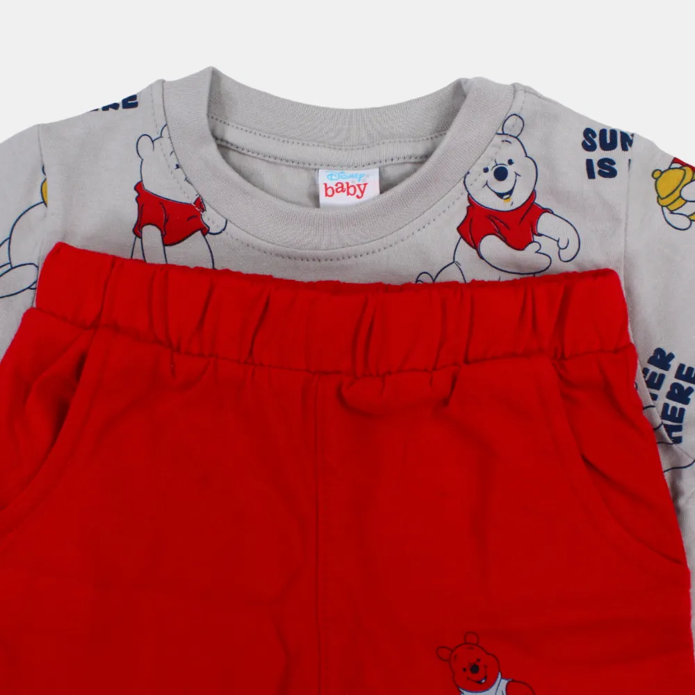 Baby Boys Winnie The Pooh Short-Sleeved Cotton Pajama Set