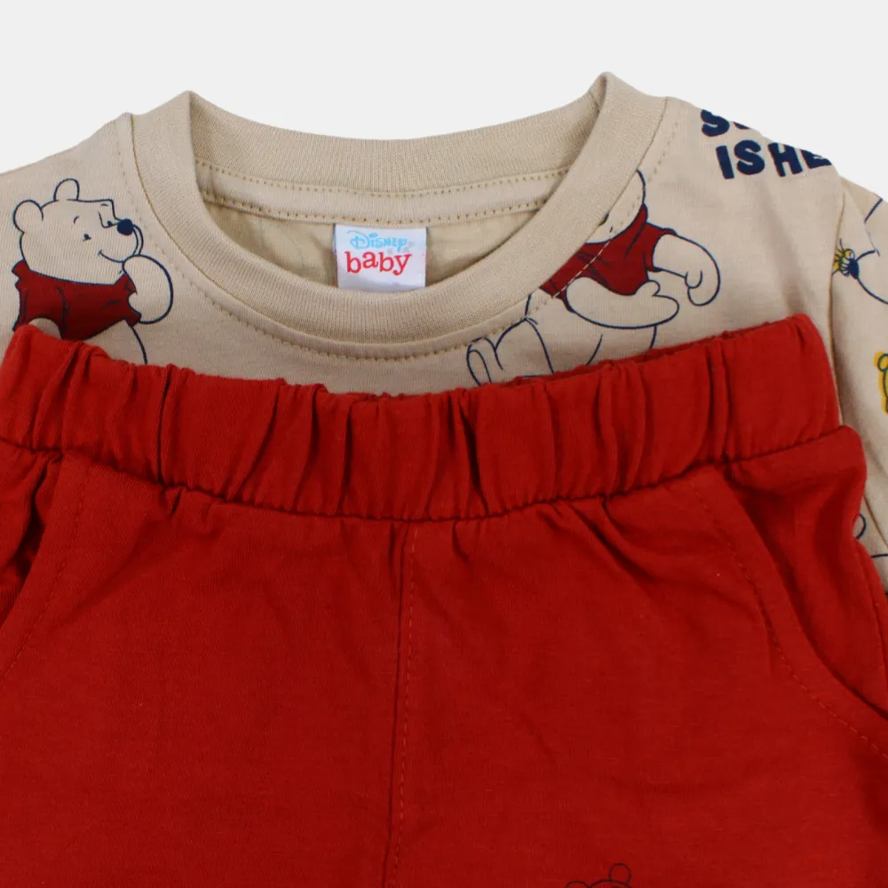 Baby Boys Winnie The Pooh Short-Sleeved Cotton Pajama Set