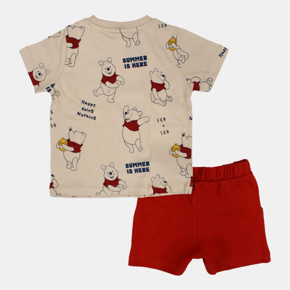 Baby Boys Winnie The Pooh Short-Sleeved Cotton Pajama Set