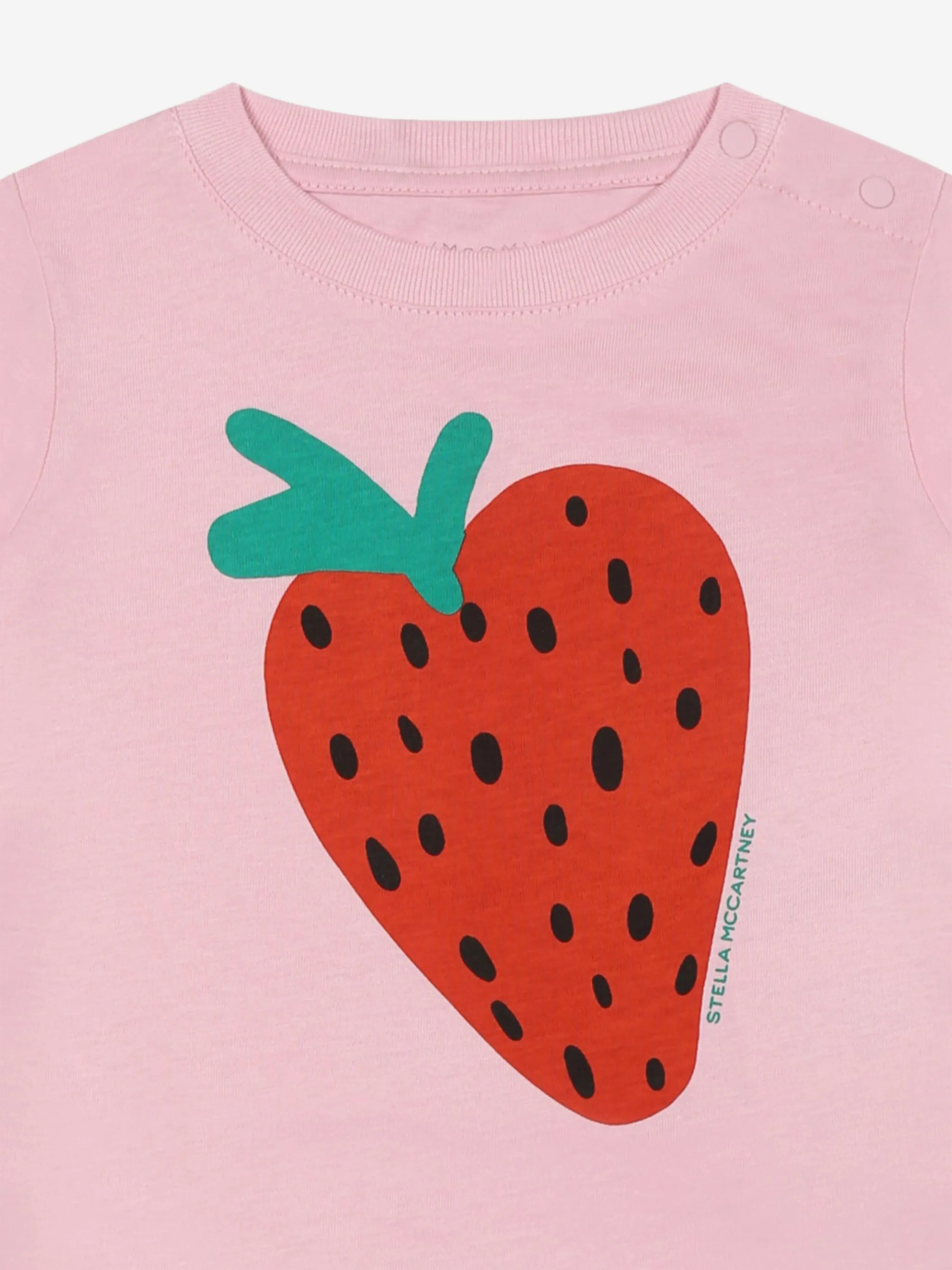 Baby Girls Strawberry T-Shirt in Pink