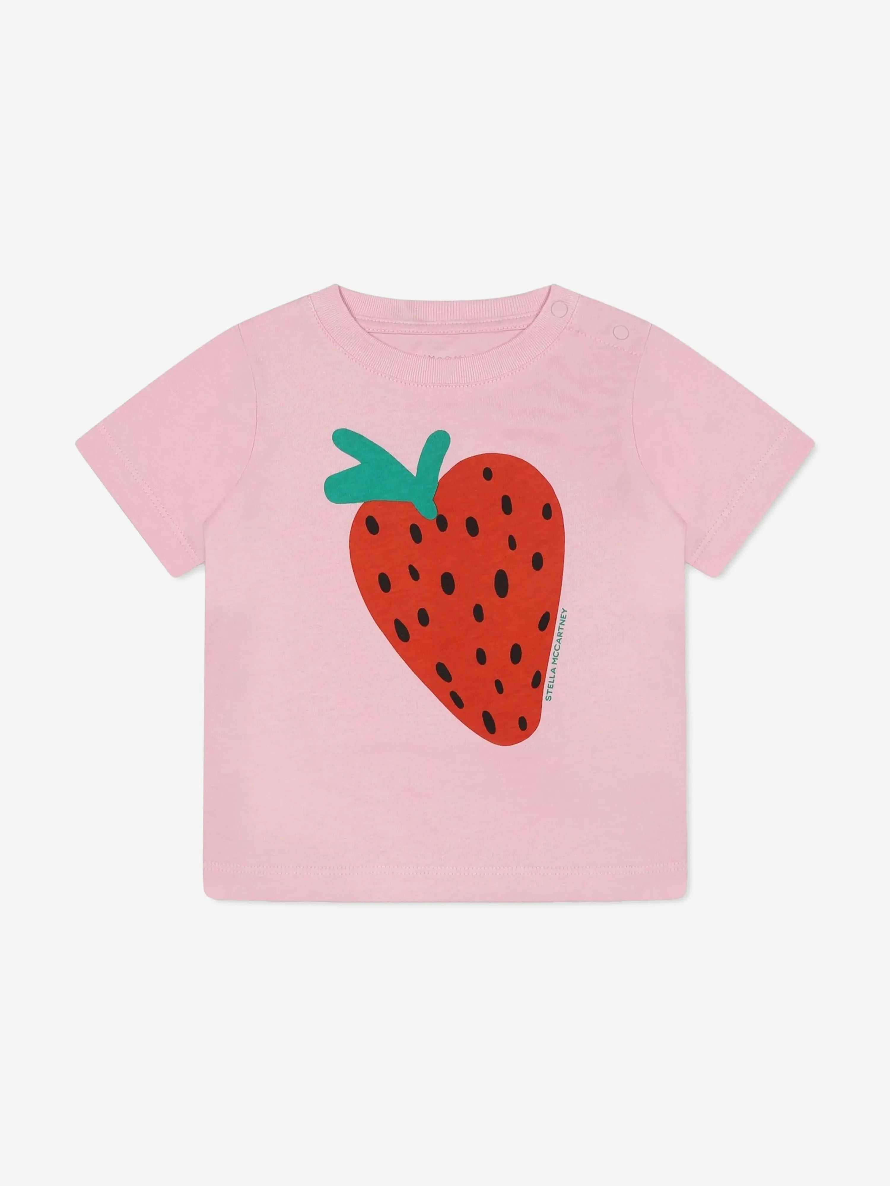 Baby Girls Strawberry T-Shirt in Pink