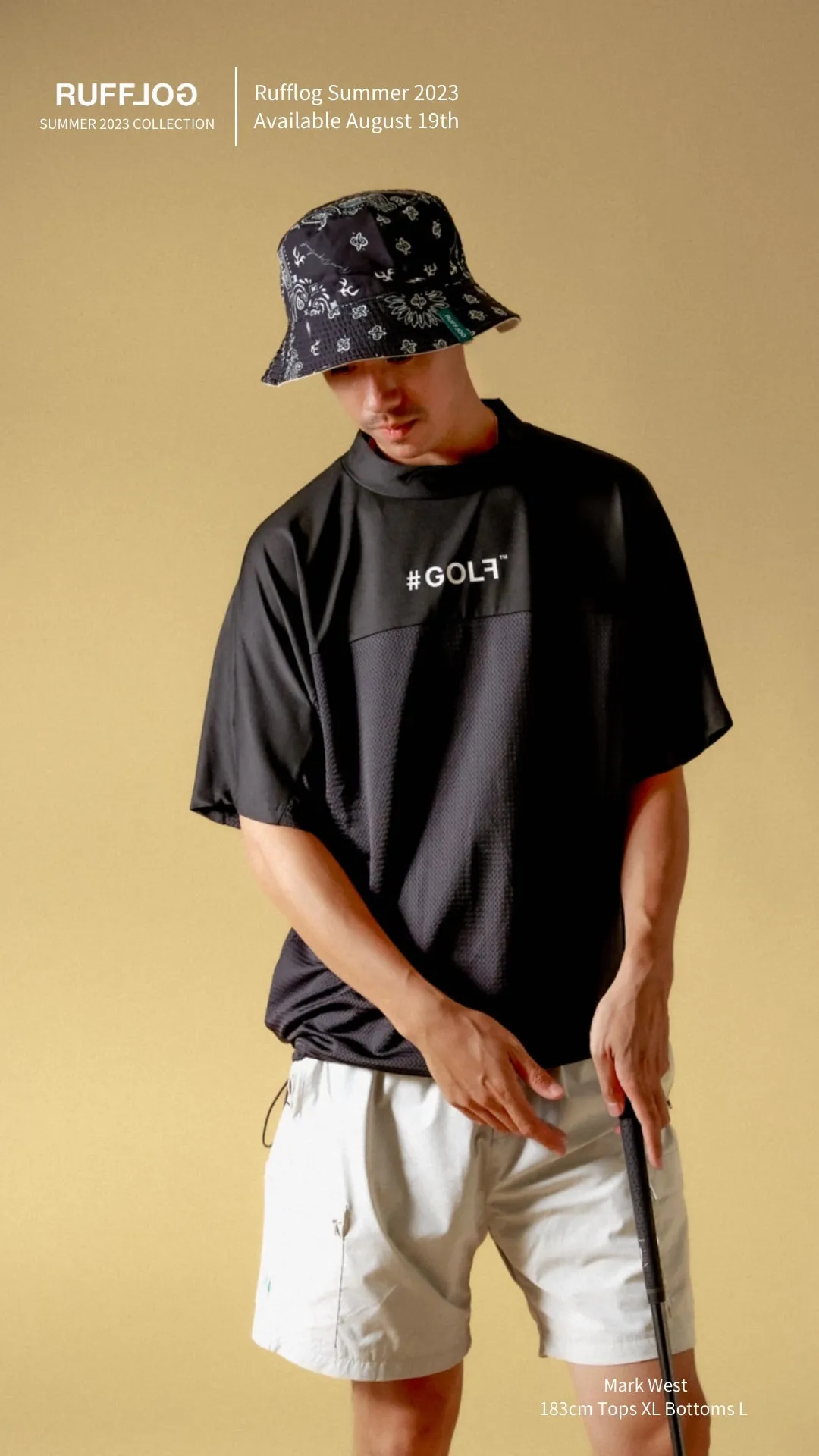 BACK ARCH LOGO MOCK BLACK