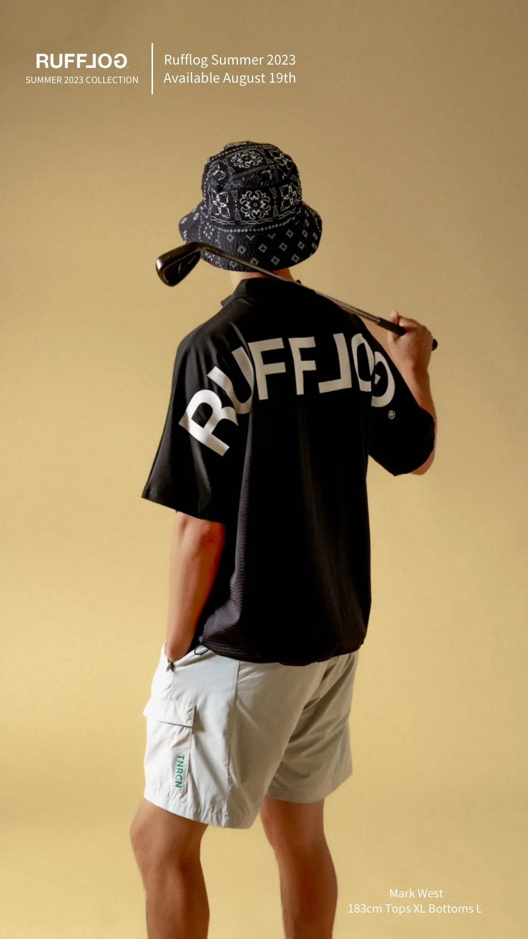 BACK ARCH LOGO MOCK BLACK