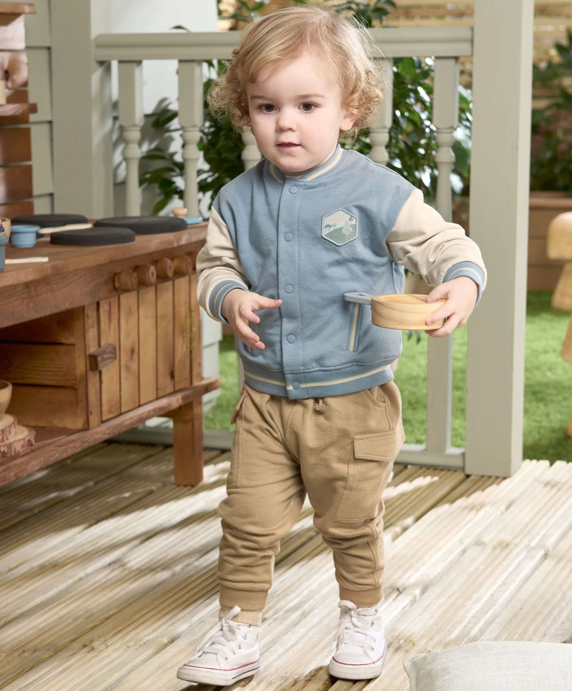 Baseball Jacket - Blue Babykids Mamas & Papas