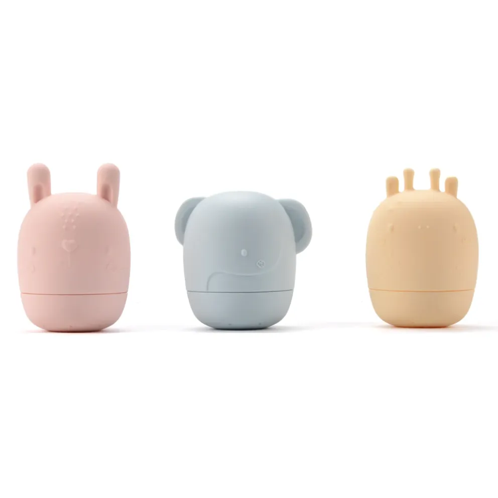Bath Toy Set - Pastel by Loulou Lollipop
