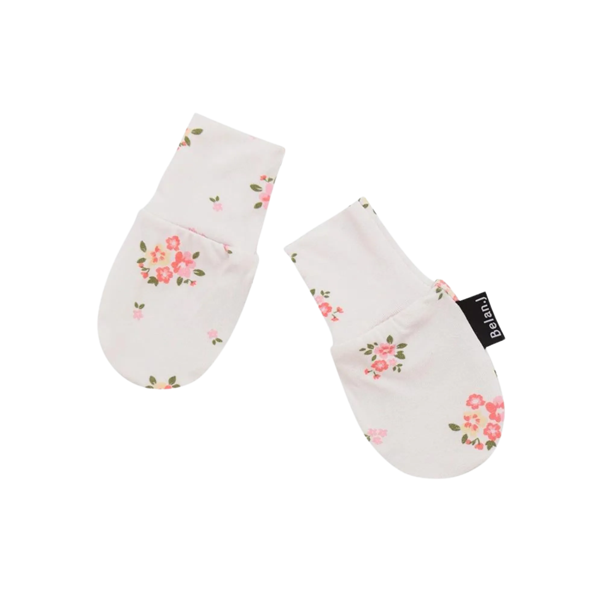 BELAN J Non-Scratch Mittens - Blushing Blossom