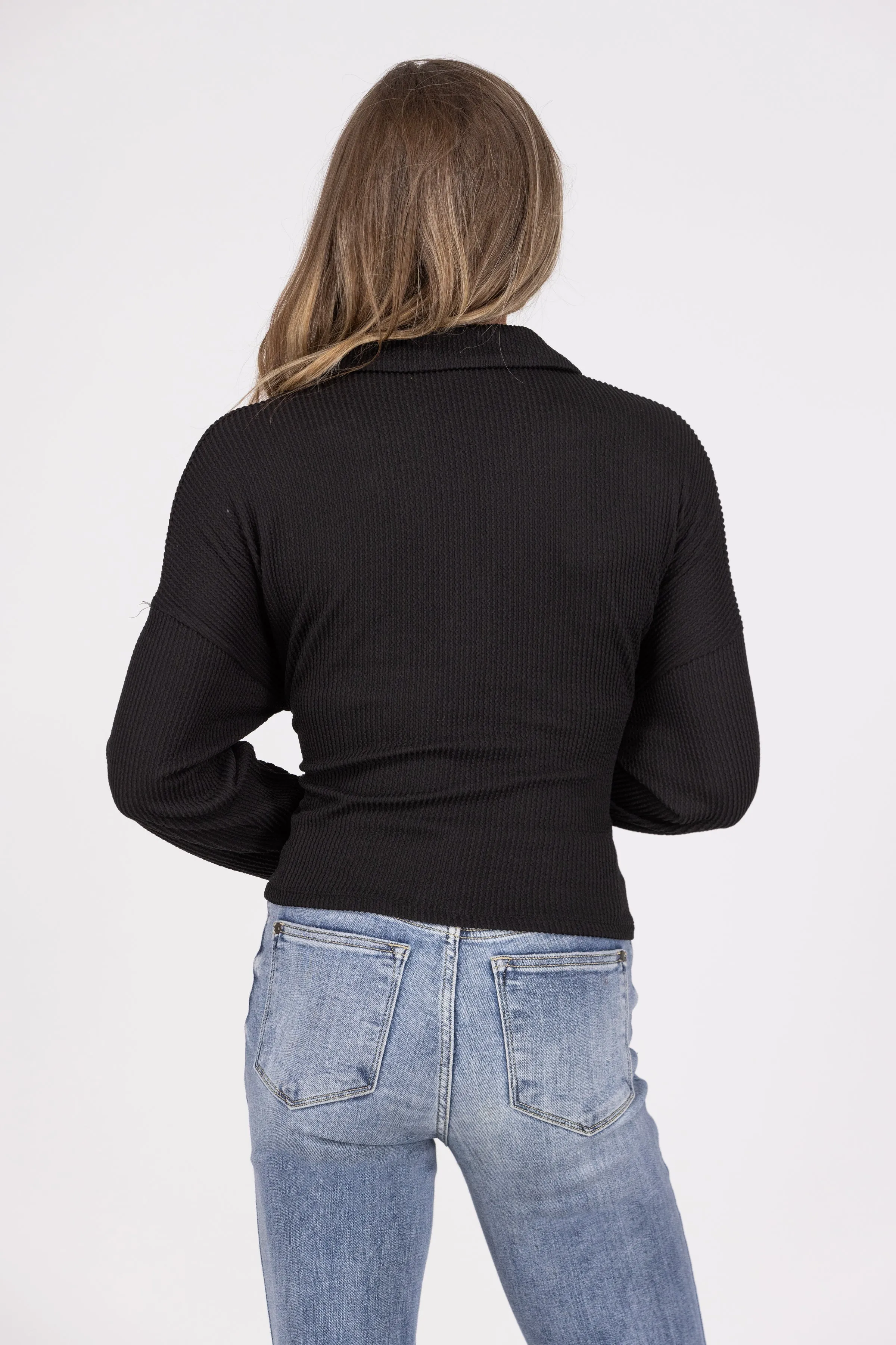 Better Than Ever Women's Ribbed Cropped Shacket