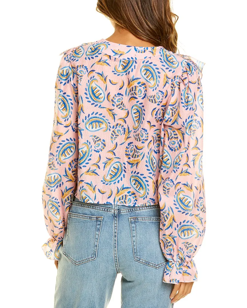 Beulah Seersucker Top