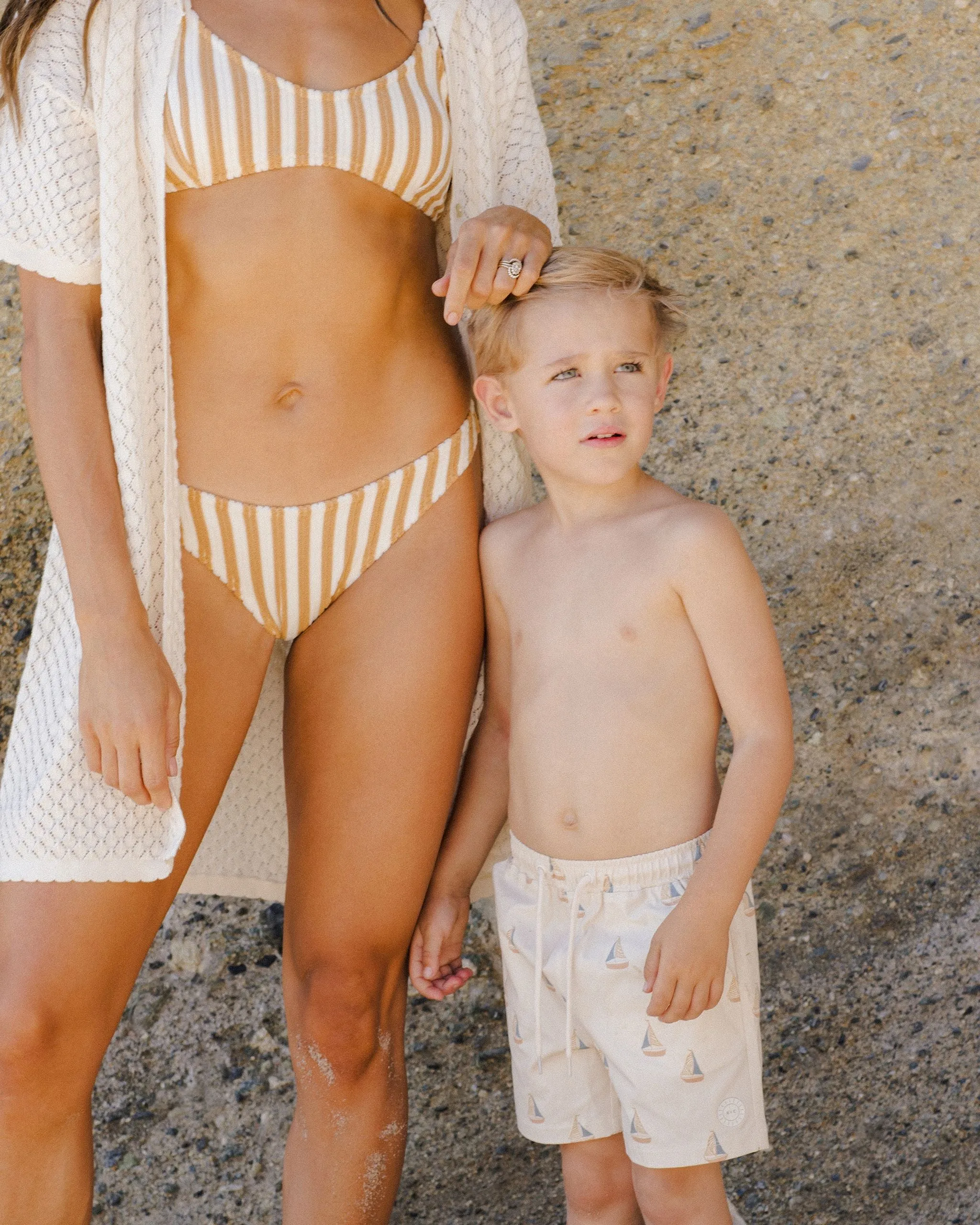 Boardshort - Sailboats by Rylee   Cru