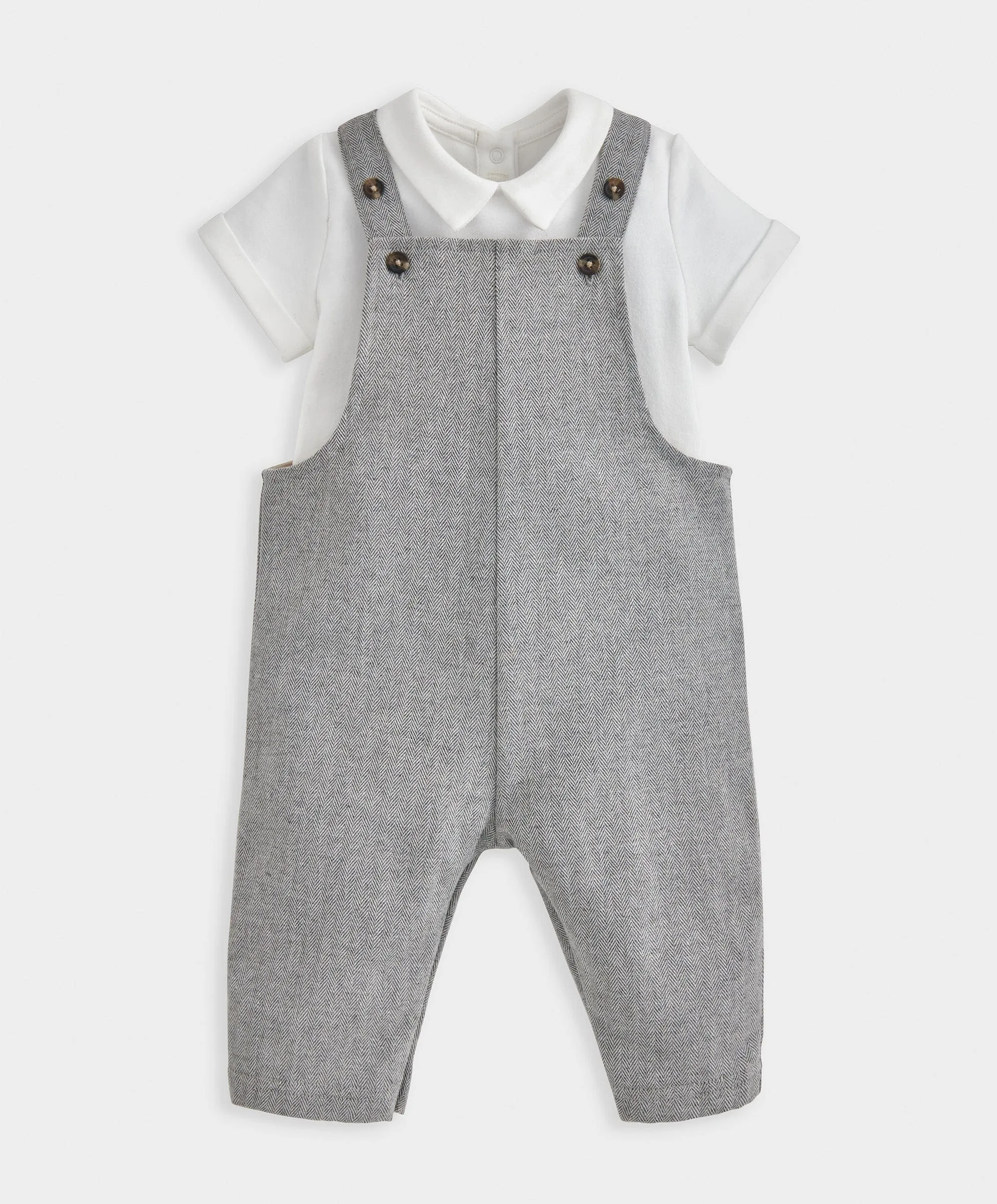 Bodysuit & Dungaree Set