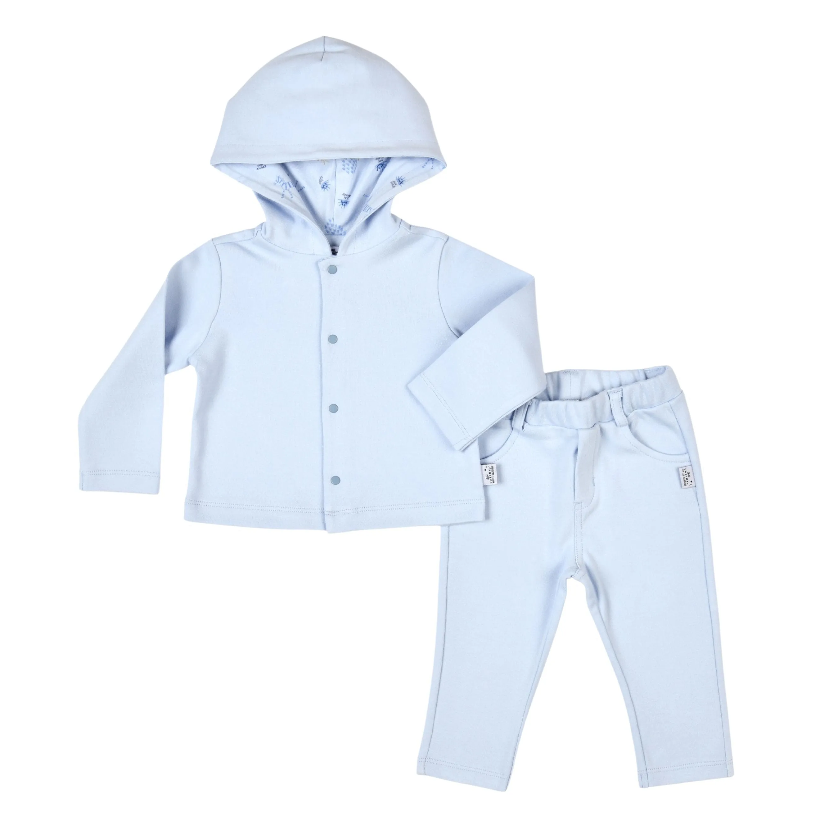 Boys Blue Cotton Tracksuit Set (2) Babykids_Bebe-Sweeny