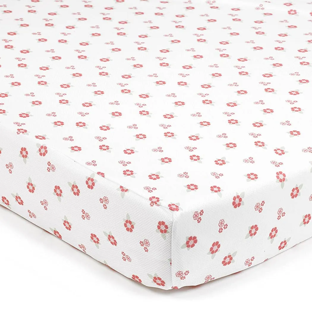 BreathableBaby Cot Bed Set (English Garden)