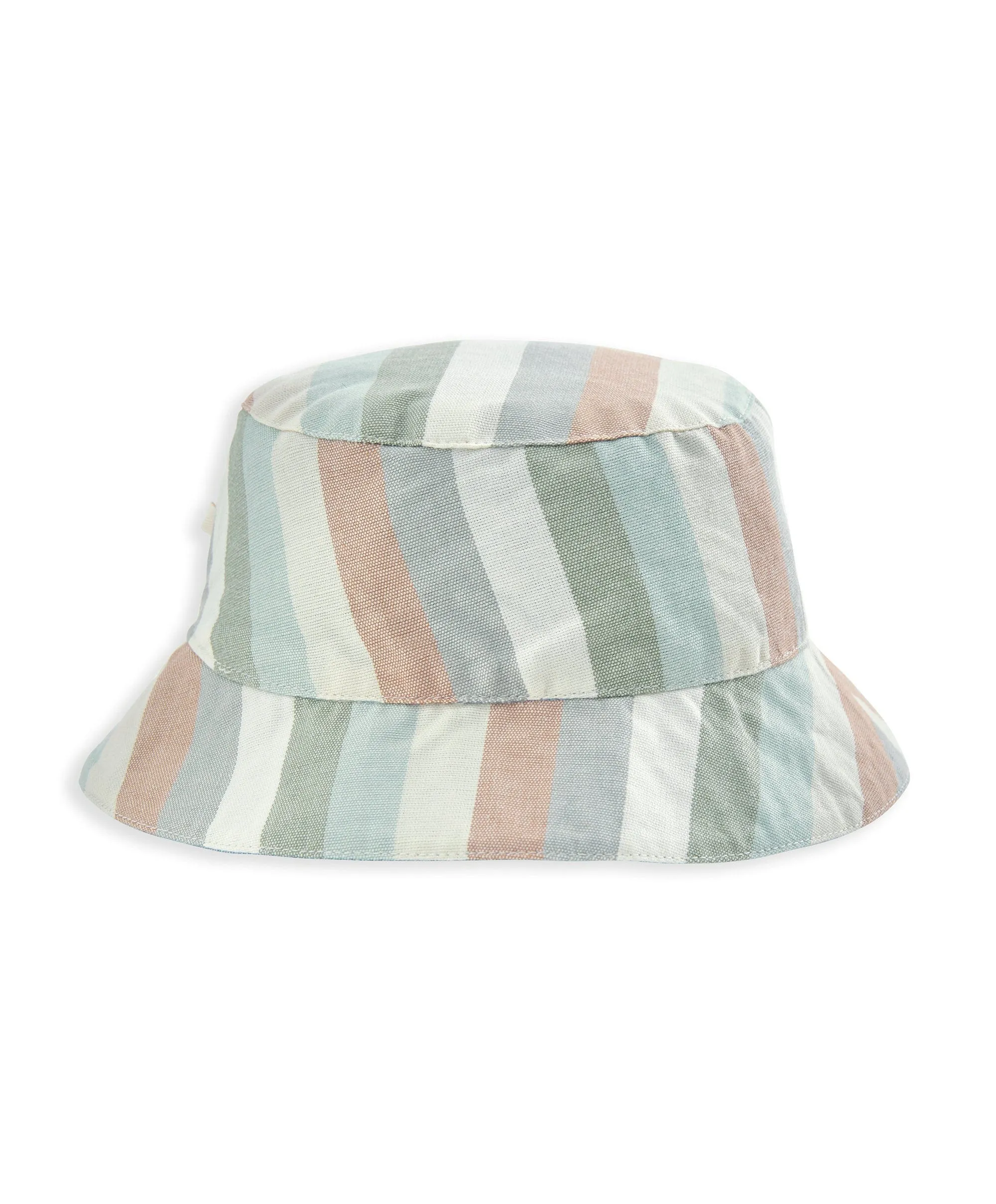 Bucket Hat - Chambray and Woven Stripe Babykids Mamas & Papas
