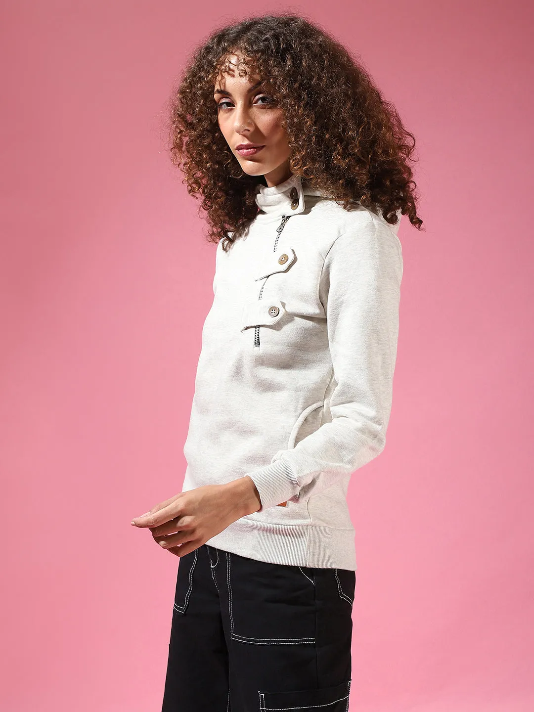 Campus Sutra Women Solid Stylish Casual Jacket