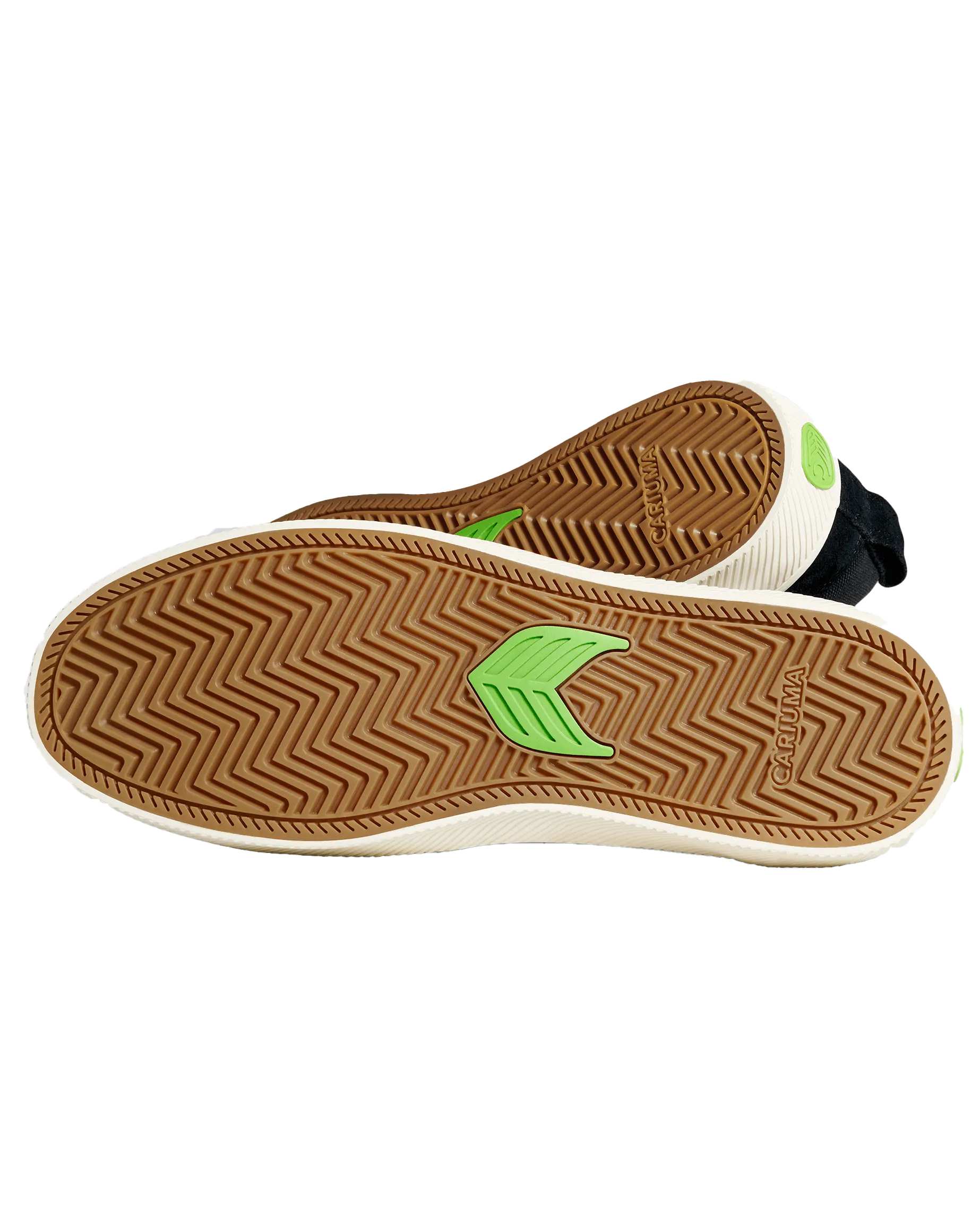 Cariuma Shoes Slip On Skate Pro Shoes in Black Suede & Ivory Logo