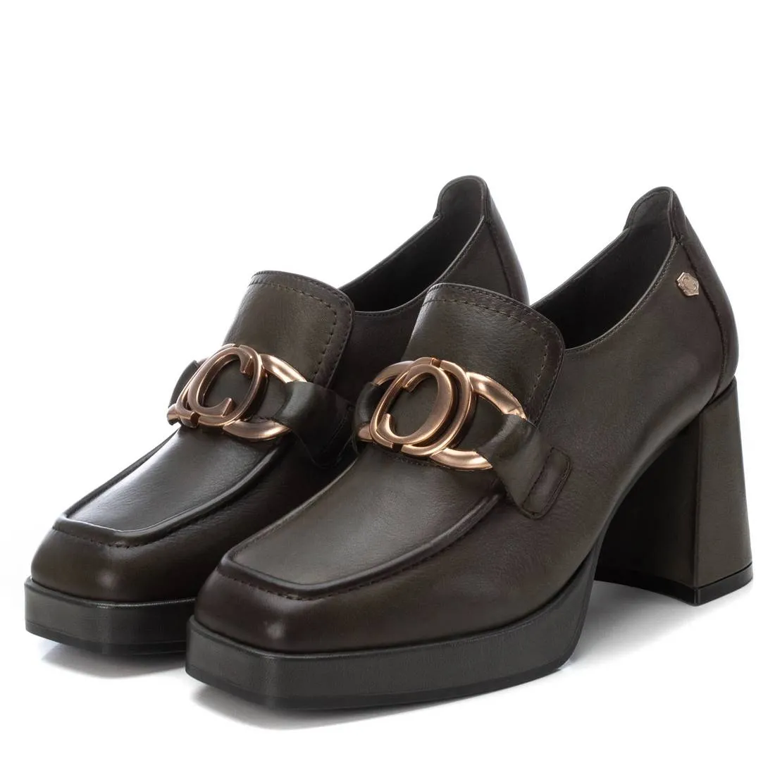Carmela Leather Collection Women's Loafer Pump by Xti