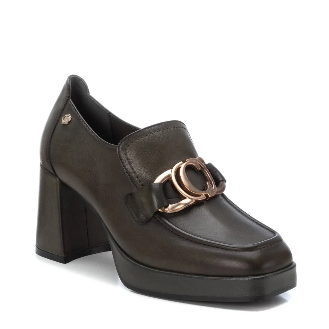 Carmela Leather Collection Women's Loafer Pump by Xti