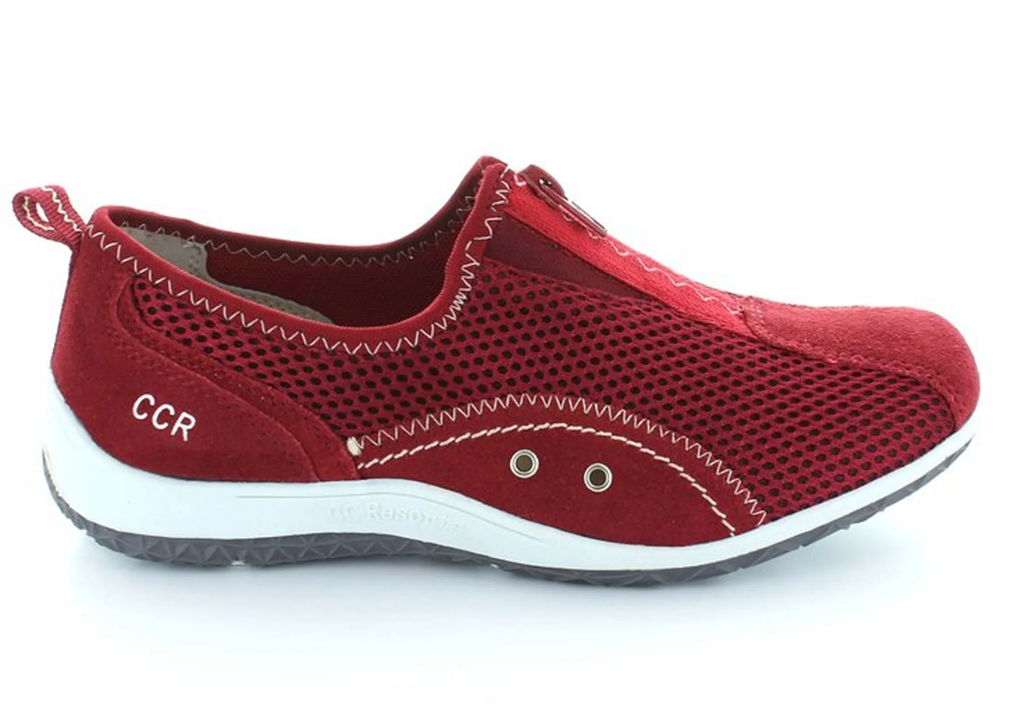 CC Resorts Sorrell Womens Comfortable Casual Flats With Zip Entry CC Resorts Shoes