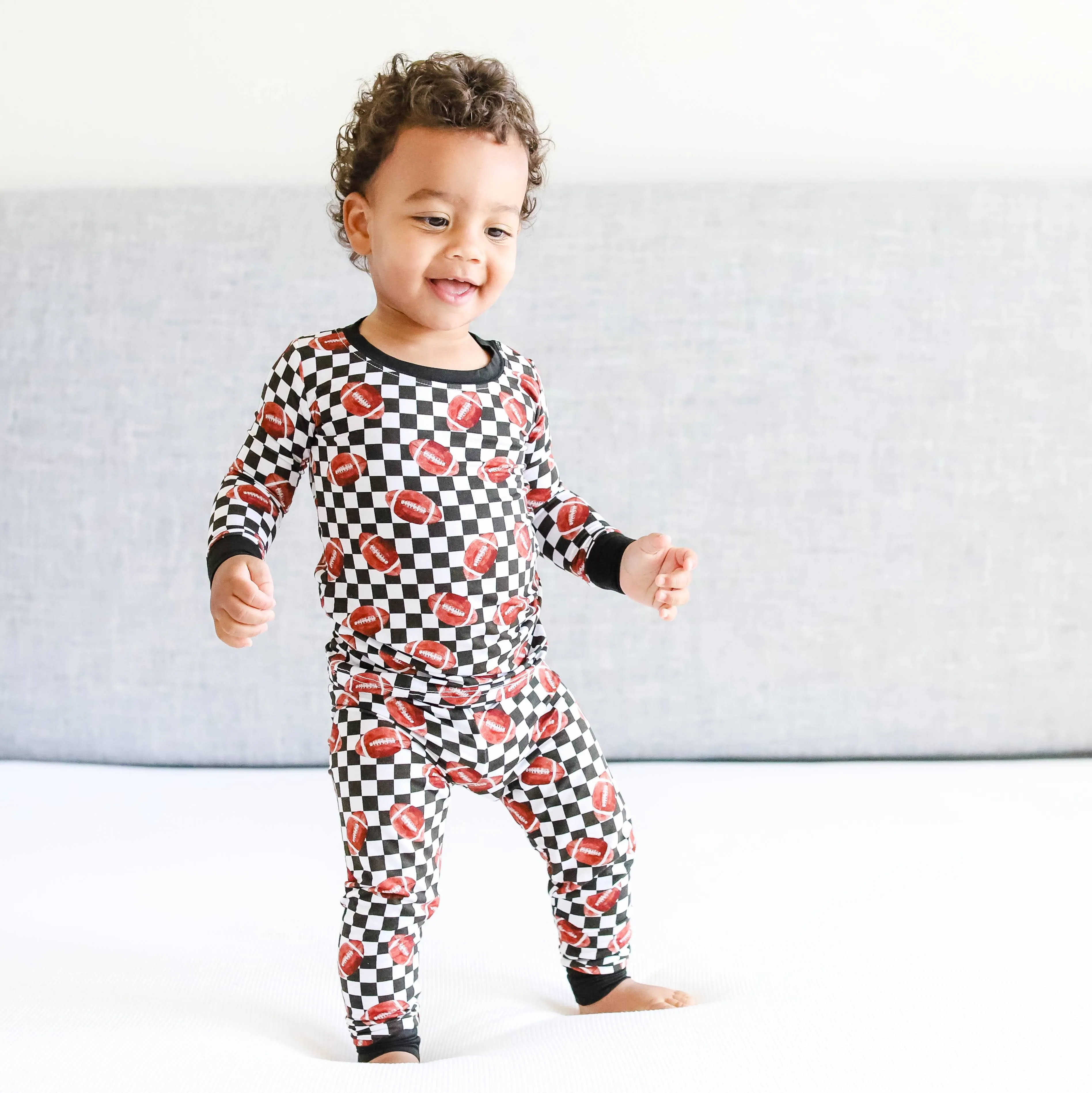 Checkered Football Dream Set Babykids_Dream-Big-Little-Co