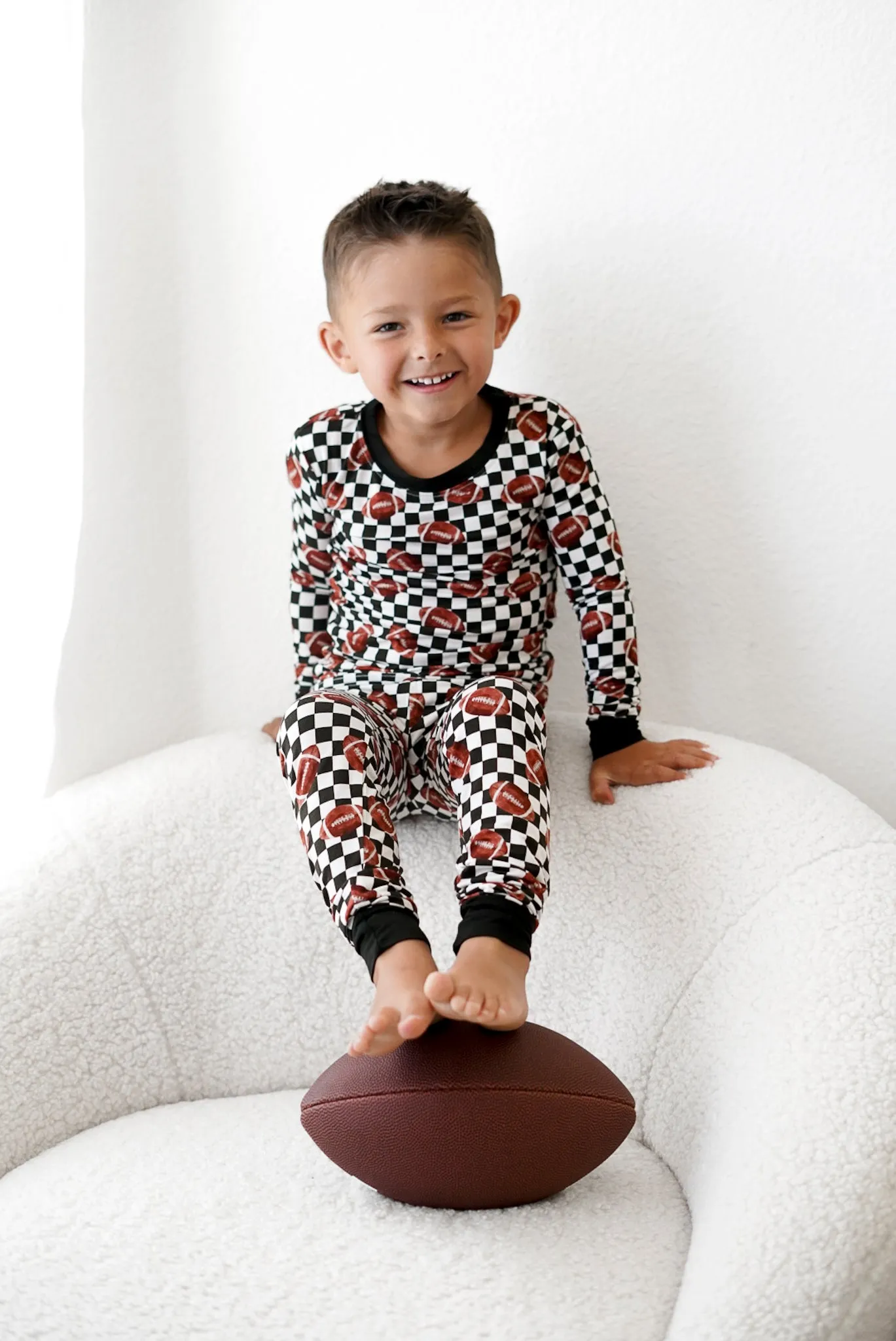 Checkered Football Dream Set Babykids_Dream-Big-Little-Co