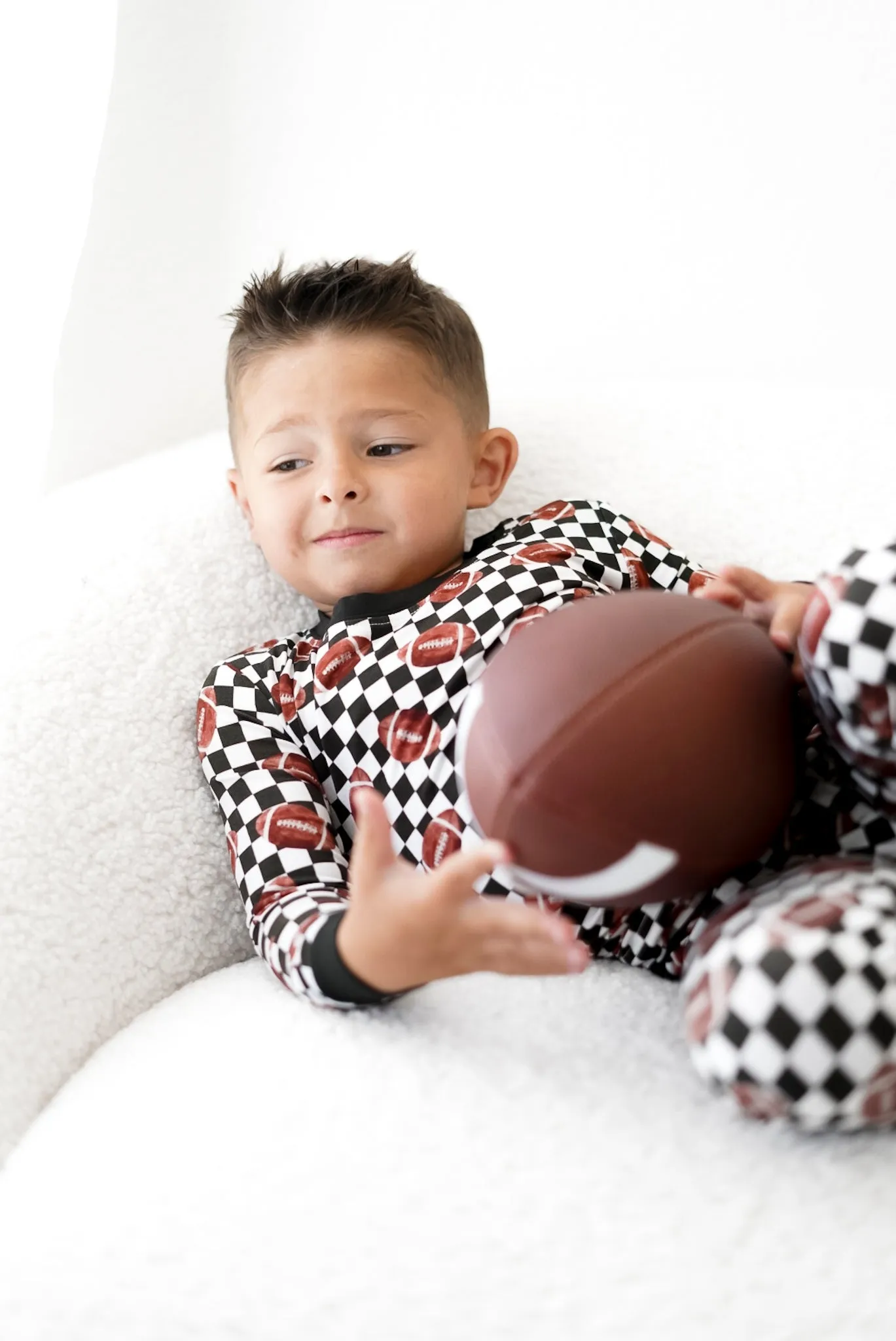 Checkered Football Dream Set Babykids_Dream-Big-Little-Co