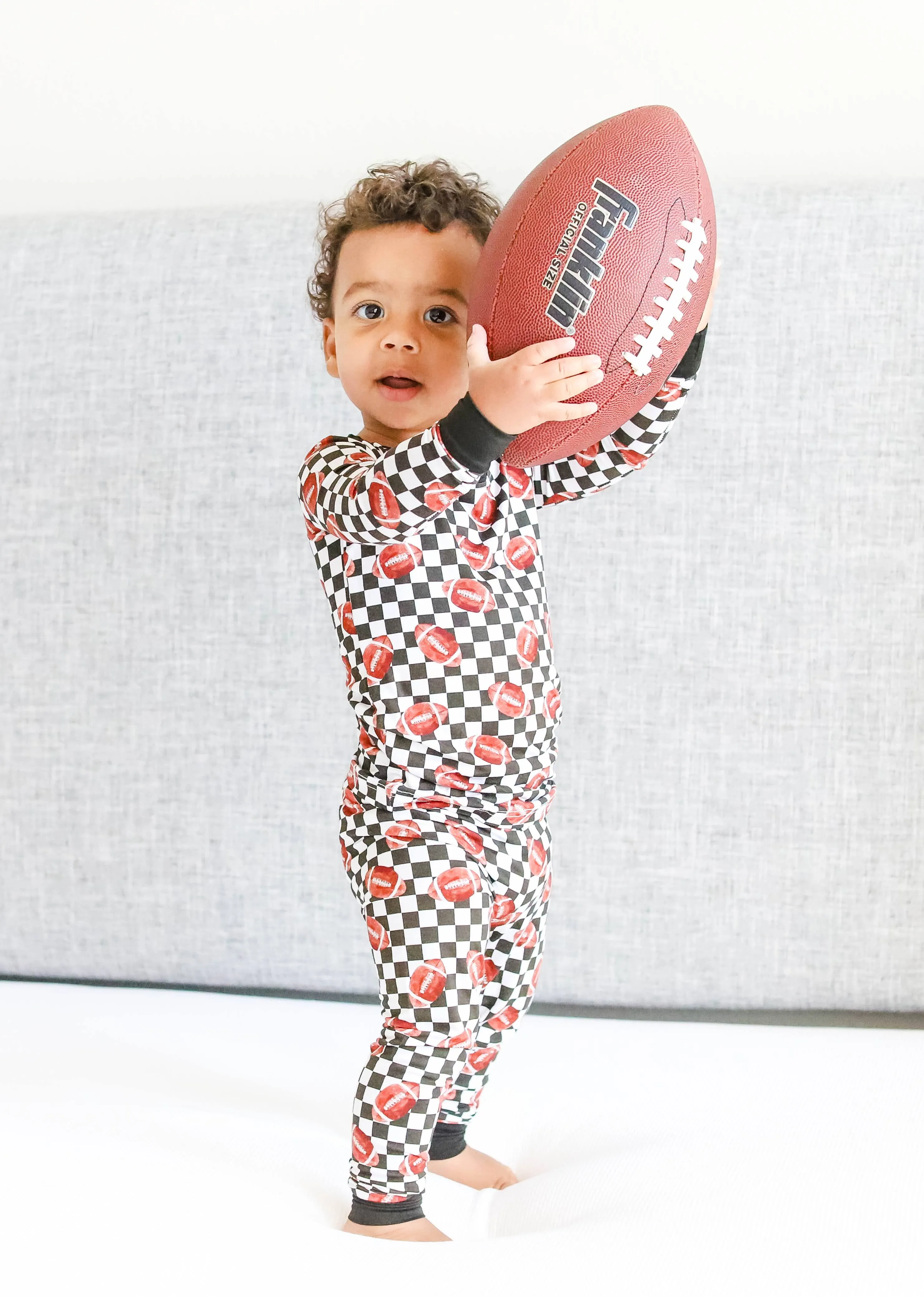 Checkered Football Dream Set Babykids_Dream-Big-Little-Co