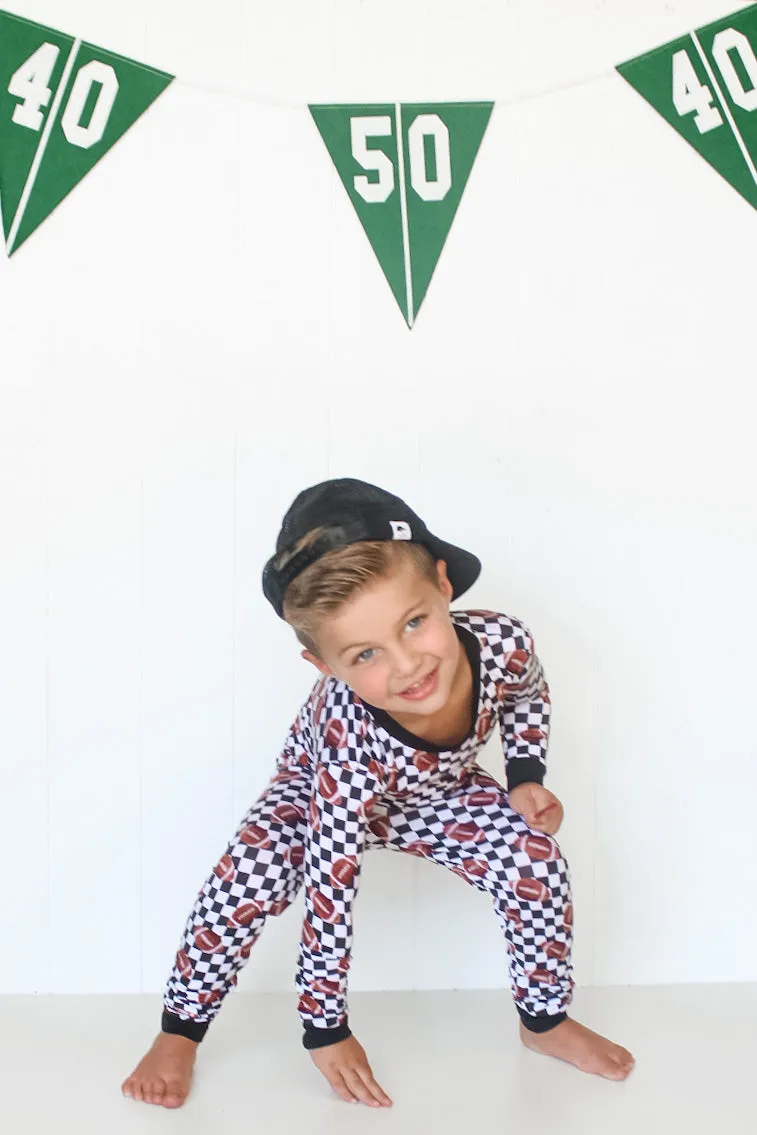 Checkered Football Dream Set Babykids_Dream-Big-Little-Co